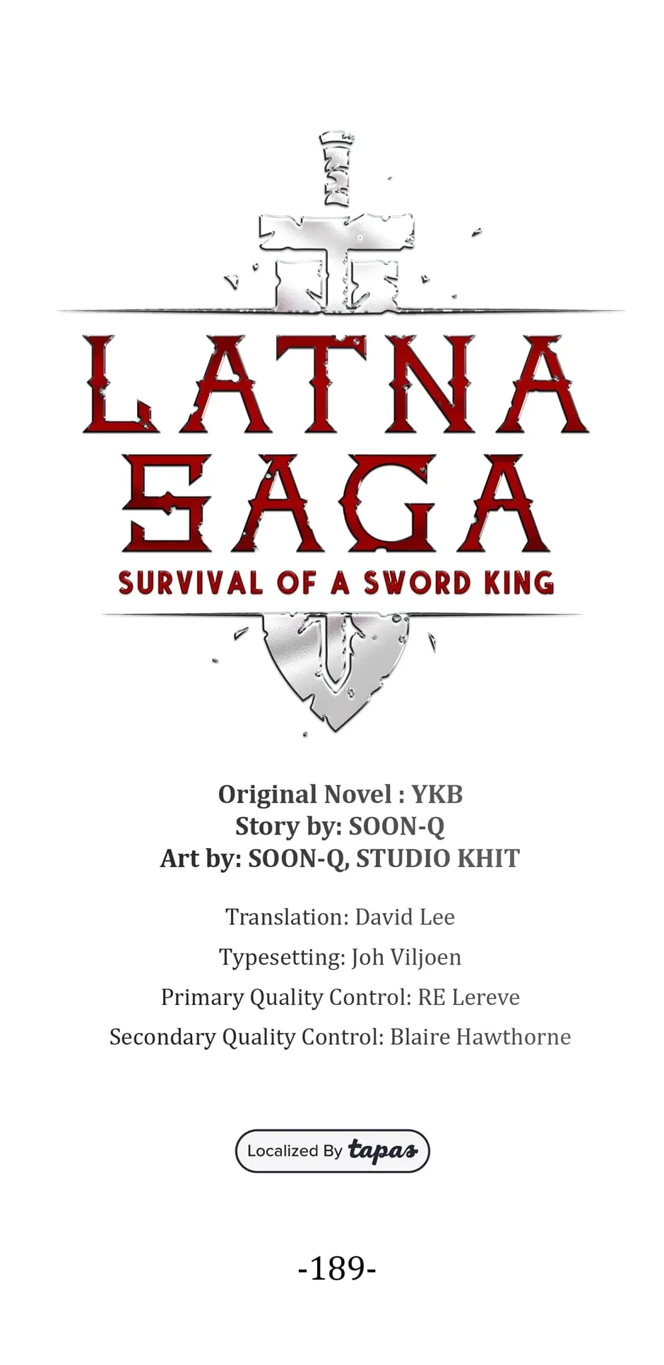 Latna Saga: Survival of a Sword King Chapter 189 page 2